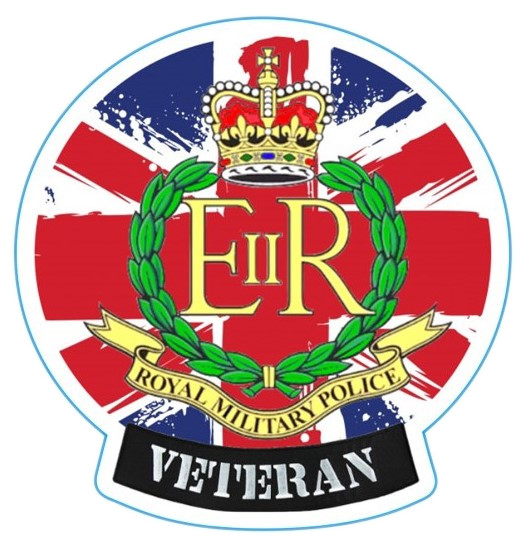 Corps Badge Veteran Windscreen Sticker (11cmx9.5cm)