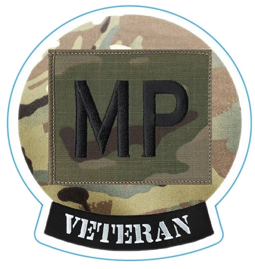 MP Veteran Windscreen Sticker (11cmx9.5cm)